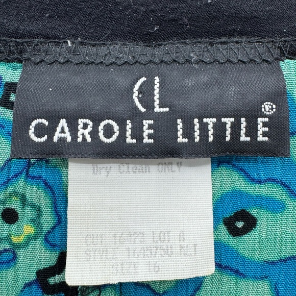 Vintage Carole Little Women’s 16 Floral Tunic Top Short Sleeve USA - Picture 6 of 6